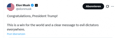 Screenshot 2026-01-04 at 20-01-23 Elon Musk auf X „Congratulations President Trump! This is a win for the world and a clear message to evil dictators everywhere.“ _ X.png
